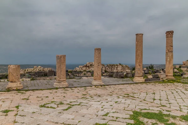 Oude Ruïnes Van Umm Qais Jordanië — Stockfoto