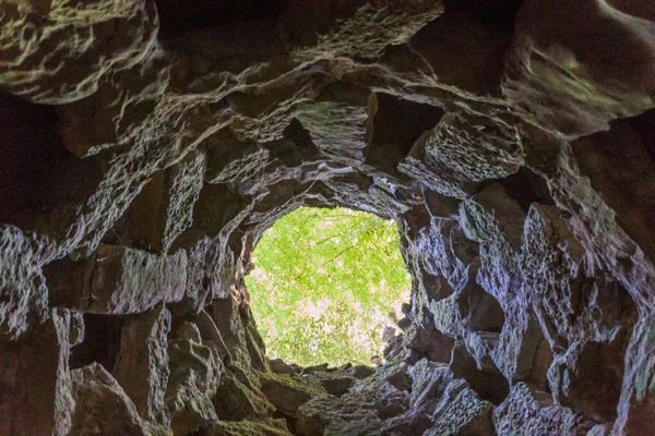 Stone Well Quinta Regaleira Complex Sintra Portugal — Stock Photo, Image