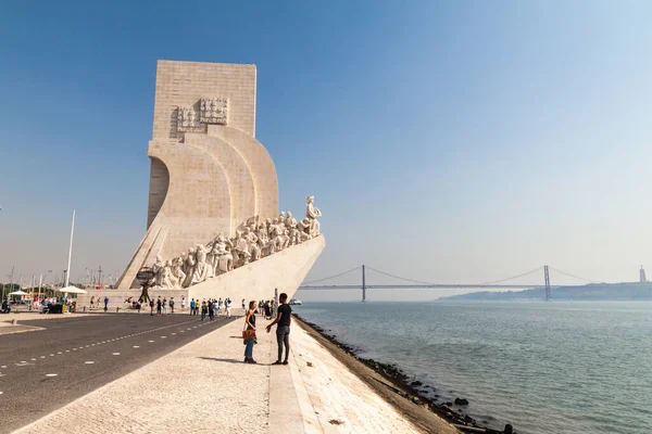 Lisabon Portugalsko Října 2017 Padrao Dos Descobrimentos Památník Objevů Lisabonu — Stock fotografie