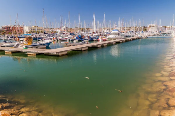 Lagos Portekiz Ekim 2017 Lagos Marina Portekiz Tekneler — Stok fotoğraf