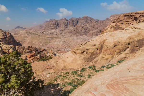 Landscape Ancient City Petra Jordan — ストック写真