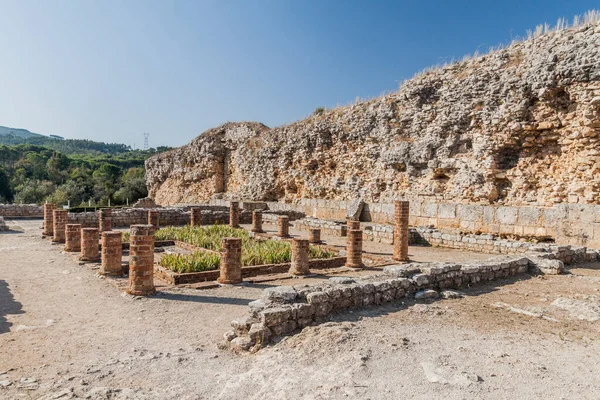 Widok Ruiny Rzymskie Conimbriga Portugalia — Zdjęcie stockowe