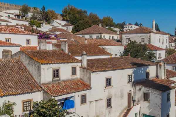 Vista Del Pueblo Obidos Portugal — Foto de Stock