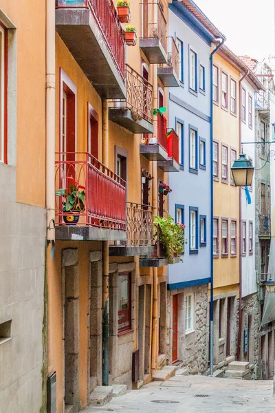 Casas Coloridas Centro Porto Portugal — Fotografia de Stock