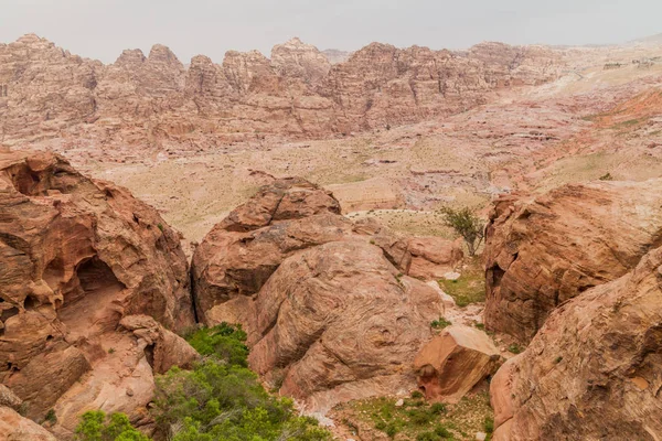 Rocks Ancient City Petra Jordan — 스톡 사진