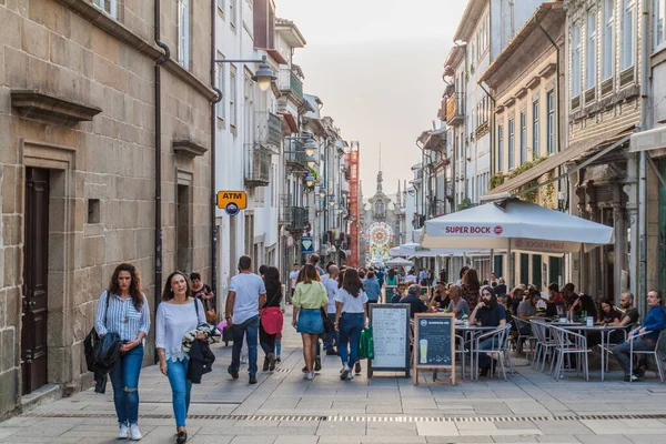 Braga Portugalsko Října 2017 Dom Diego Sousa Pěší Ulice Braga — Stock fotografie