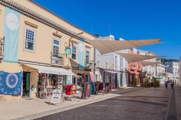 Faro Portugal Octobre 2017 Vue Une Rue Dans Centre Faro — Photo