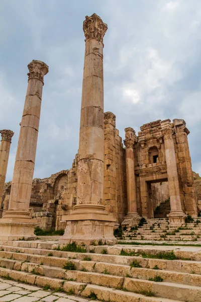 Ruïnes Van Propylaeum Oude Stad Jerash Jordanië — Stockfoto