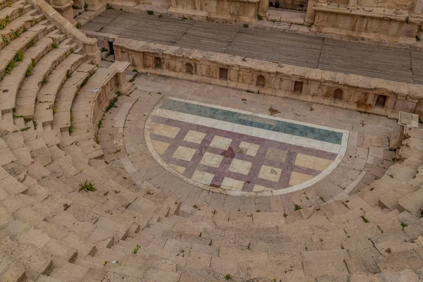 Ruins Northern Theatre Jerash Jordan — Stock Photo, Image