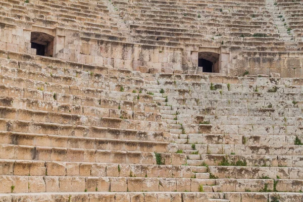 Rovine Del Teatro Del Sud Jerash Giordania — Foto Stock