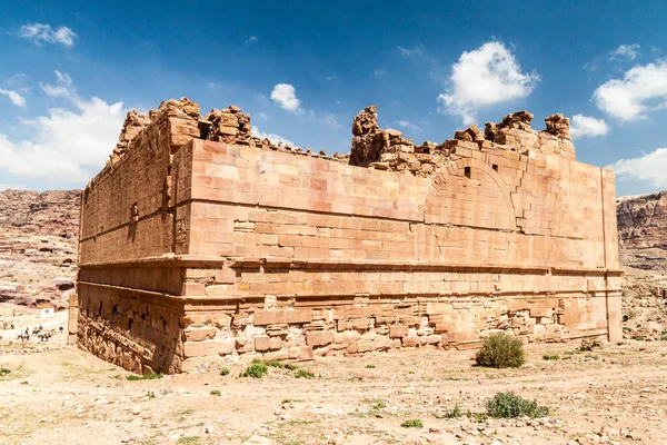 Qasr Bint Temple Dushares Ancient City Petra Jordan — ストック写真