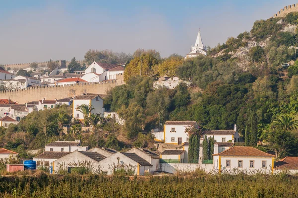 Vista Del Pueblo Obidos Portugal — Foto de Stock