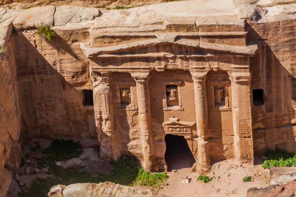 Roman Soldier Tomb Ancient City Petra Jordan — 스톡 사진