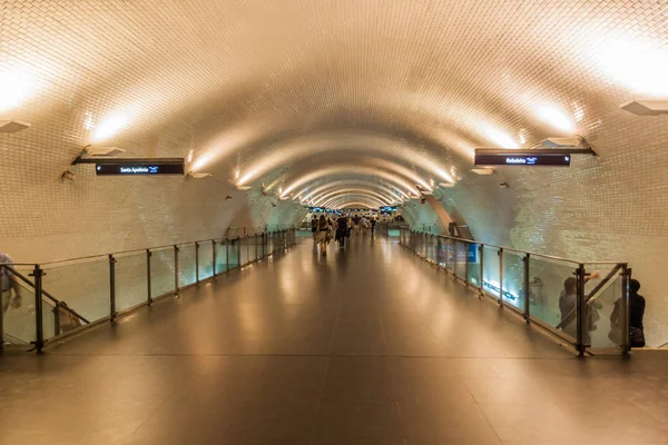 Lisbon Portugal Oktober 2017 Baixa Chiado Metrostation Lisbon Portugal — Stockfoto