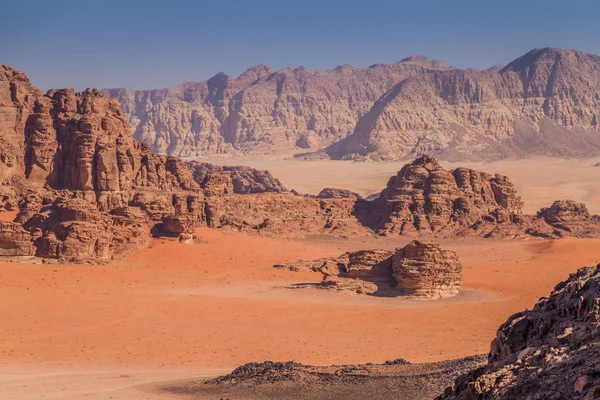 Divoká Krajina Pouště Wadi Rum Jordánsko — Stock fotografie