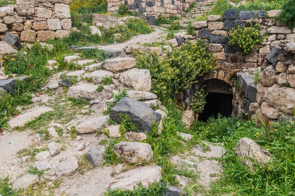 Αρχαία Ερείπια West Theatre Στο Umm Qais Ιορδανία — Φωτογραφία Αρχείου