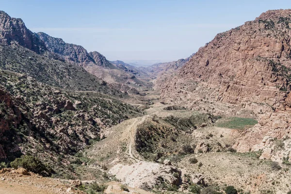Wadi Dana Canyon Dana Biosphere Reserve Jordan — Stock Photo, Image