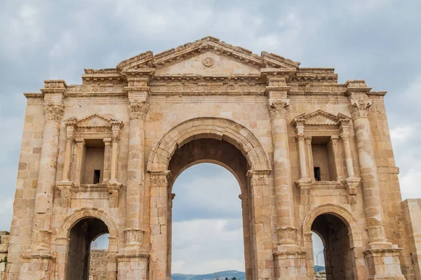 Arco Adriano Jerash Giordania — Foto Stock