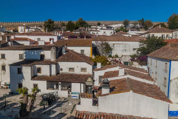 Vista Del Pueblo Obidos Portugal — Foto de Stock