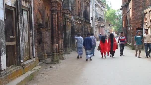 Ciudad antigua abandonada Painam a veces Panam Nagar, Bangladesh — Vídeo de stock