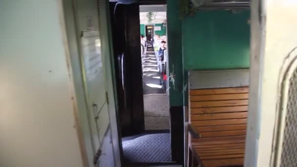 Interior of Mandalay - Hsipaw train, Myanmar — 비디오