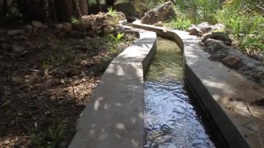 Falaj adında geleneksel sulama kanalı