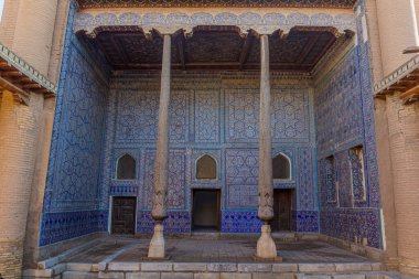 Özbekistan, Khiva 'daki Kuhna (Kunya) Ark kalesinin avlusu