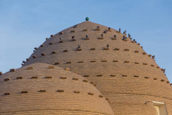 Cupolas Nedjmeddin Kubra Najm Din Kubra Mausoleum Ancient Konye Urgench — стокове фото