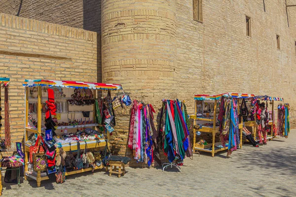 Khiva Ouzbékistan Avril 2018 Marché Rue Dans Vieille Ville Khiva — Photo