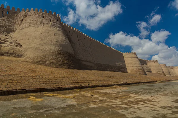 Mura Fortificazione Khiva Uzbekistan — Foto Stock