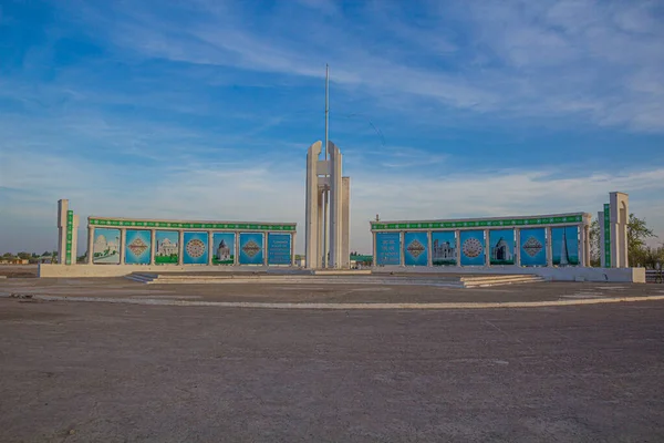 Konye Urgench Turkmenistan Dubna 2018 Baydak Meydany Náměstí Vlajky Konye — Stock fotografie