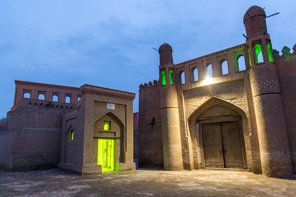 Uch Aviliyo Bobo Mausoleo Casco Antiguo Khiva Uzbekistán —  Fotos de Stock