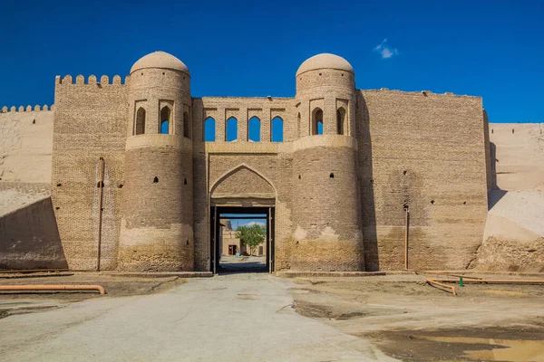 Puerta Sur Del Casco Antiguo Khiva Uzbekistán —  Fotos de Stock
