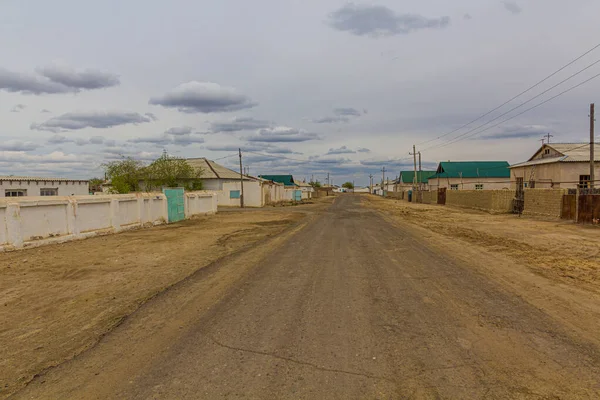 Calle Antigua Ciudad Portuaria Moynaq Moynoq Muynak Uzbekistán —  Fotos de Stock