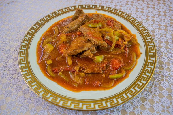Türkmenistan Tipik Yemeği Kakmach — Stok fotoğraf