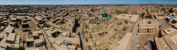 Özbekistan Eski Khiva Kentinin Hava Manzarası — Stok fotoğraf