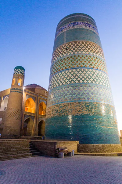 stock image Kalta Minor minaret in Khiva, Uzbekistan