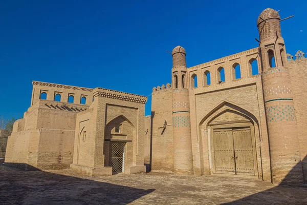 Uch Aviliyo Bobo Mausoleum Den Gamla Staden Khiva Uzbekistan — Stockfoto