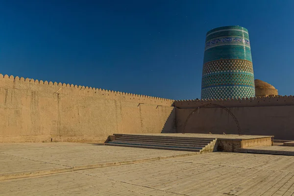 Kalta Minor Minaret Khivában Üzbegisztánban — Stock Fotó