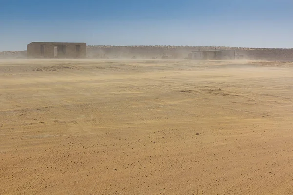 Maisons Dans Désert Karakum Turkménistan — Photo