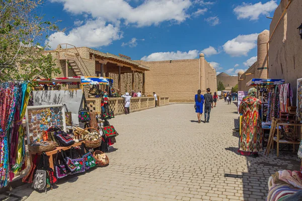 Khiva Uzbekistan April 2018 Straßenmarkt Der Altstadt Von Chiwa Usbekistan — Stockfoto