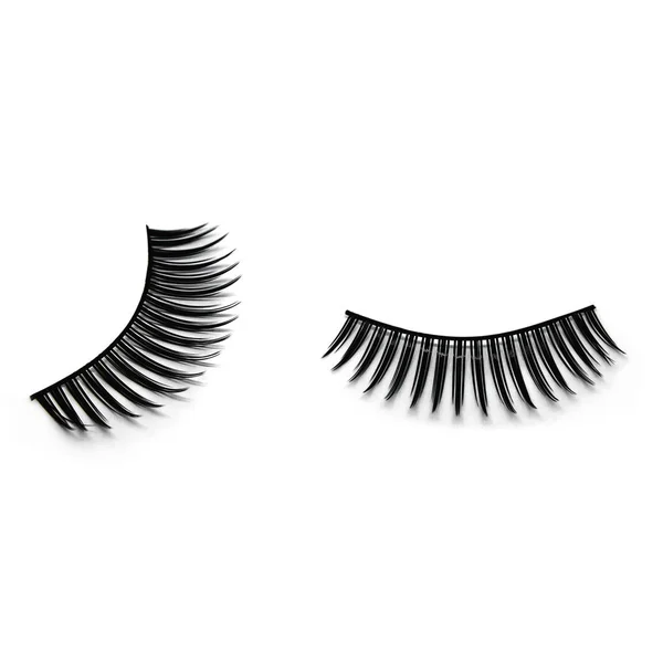 Vector Eyelashes Eyebrows Lashes Icon Close Eyes Vector Illustration