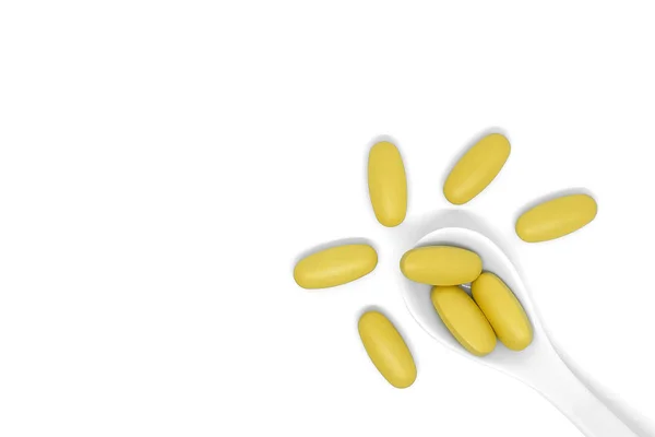 Tabletas de vitamina C para el concepto de salud — Foto de Stock