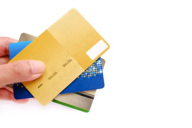 Beyaz arka planda el ele tutuşma kartı