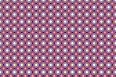 Pembe pastel renk desenle soyut geometrik şekil