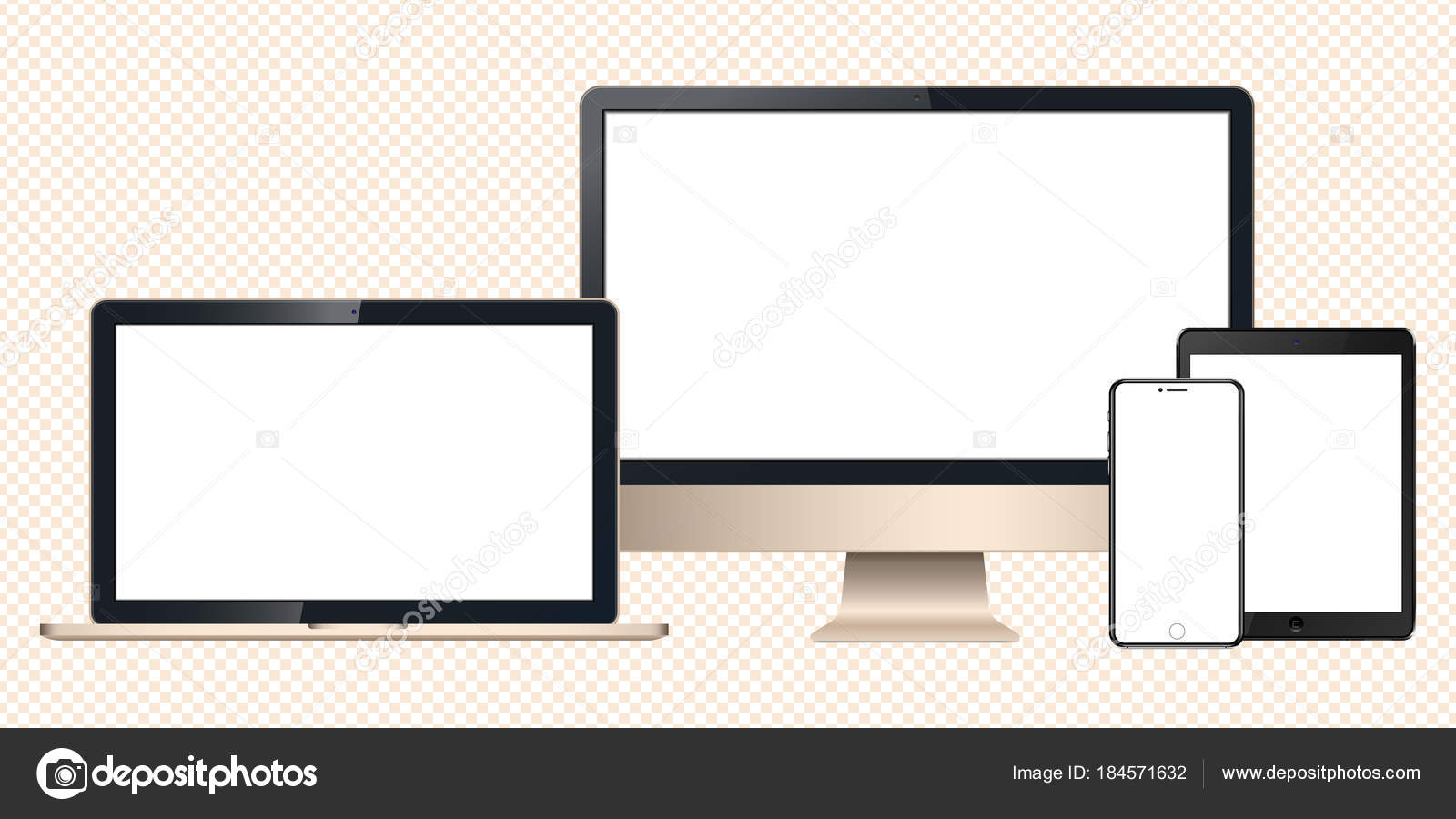 Realistic New Set Of Monitor Imac Laptop Macbook Tablet Ipad Smartphone Iphone Isolated On A Transparancy Background To Present Your Application Stock Vector Image By C Mirimage Realistic New Set Of Monitor Imac Laptop Macbook Tablet Ipad Smartphone Iphone Isolated On A Transparancy Background To Present Your Application Stock Vector Image By C Mirimage