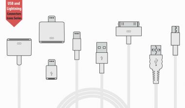 usb ve yıldırım arayüz kablolarını