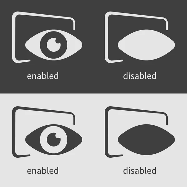 Modèle de conception de programme Eye Concept — Image vectorielle