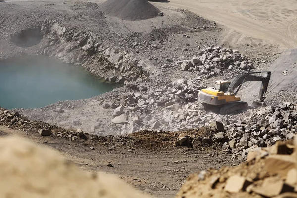 Water hole at a quarry — Stock Photo, Image