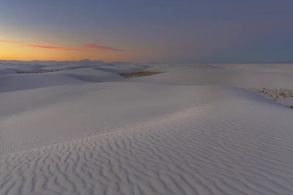 White Sands National Monument krajobraz — Zdjęcie stockowe